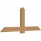 Ekena Millwork Eugene Smooth Timber Gable Bracket, Western Red Cedar, 72"W x 30"H x 3 1/2"D x 5 1/2"F, 10/12 Pitch GBW072X30X0406EUG00SWR - alternate 5